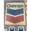 Image 2 : Lot of 3 Chevron Gas Pump Stickers plus other stickers