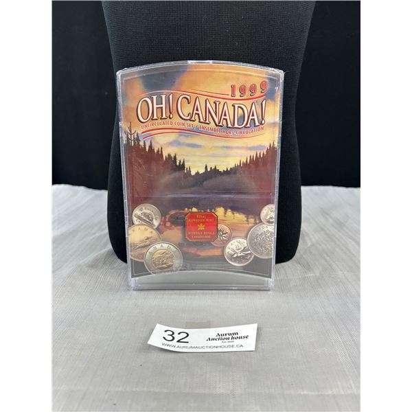 Never Opened 1999 Oh Canada Coin Set
