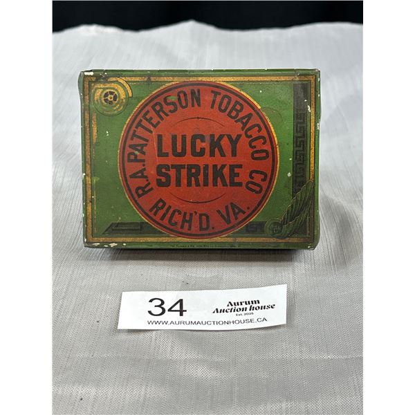 1930s Lucky Strike Tobacco Tin