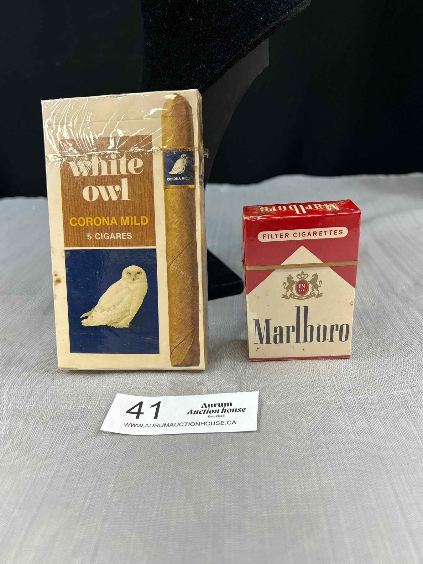 Vintage White Owl Malboro Cigarette Packs Unopened vintage-white-owl-malboro-cigarette-packs-unopened