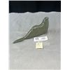 Image 1 : Vintage Inuit Soap Stone Carving 9" Length seal signed