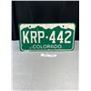 Image 1 : Vintage Colorado License Plate