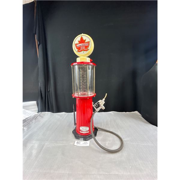 Vintage Super Test Gas Pump Liqour Dispenser in Working Order Lights Up