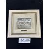 Image 1 : Nicely Framed 3D Art Signed Silver Releif Sculpture