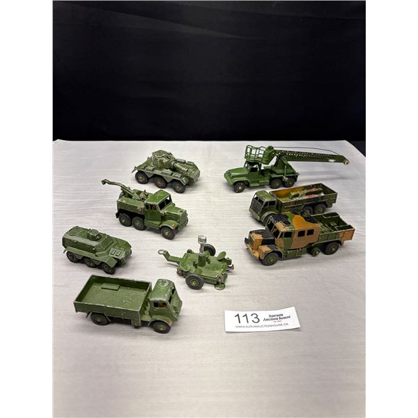 Nice Lot of Vintage Dinky Army Vehicles