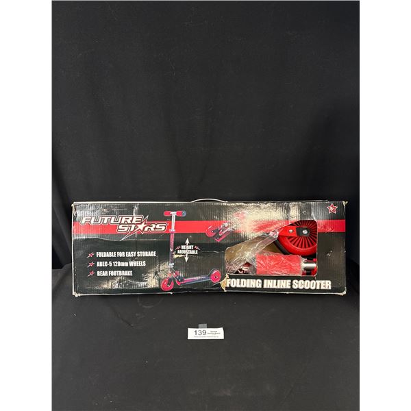 New Folding Inline Scooter in Original Box
