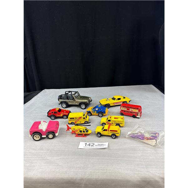 Collectible Diecast Lot of Cars and Trucks