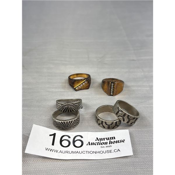 Lot of Vintage Men's Rings