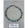 Image 2 : Vintage Turquoise Colour Bead Necklace Very Pretty