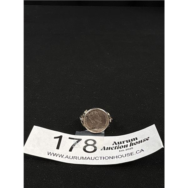 Antique 1902 Sterling Silver King Edward Ring Gorgeous