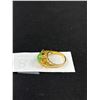 Image 3 : Gorgeous Jade Gold Ring Unmarked