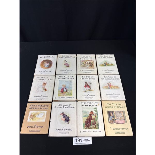 Lot of 12 Beatrix Potter Books