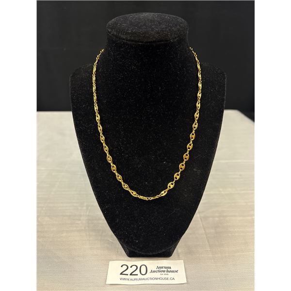 Vintage Signed Givenchy Gold Necklace Nice!