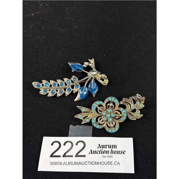 Lot Antique Brooches C.1940s Very Nice!