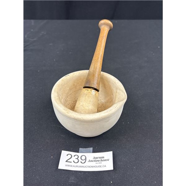 Very Old Mortar and Pestle