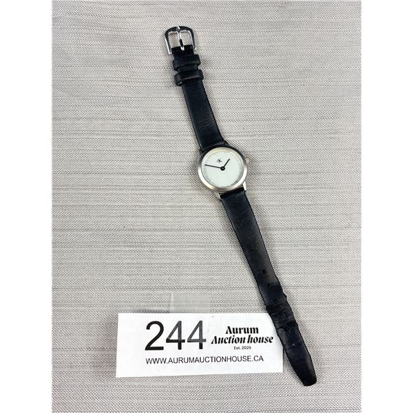 Clavin Klein Swiss Made Ladies Quartz Watch All Stainless Steel, K3131, K3132, 10 Battery Required