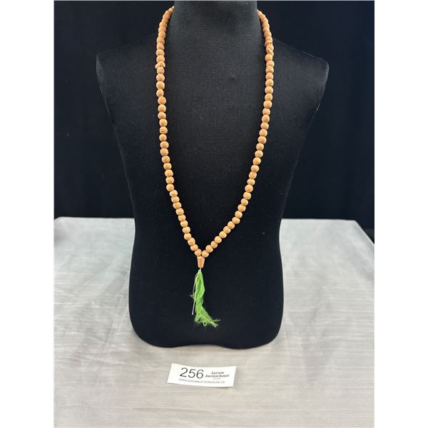 Vintage Tibetan Pottery Beads Necklace