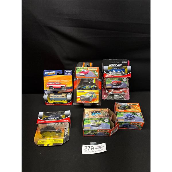 Large Lot of Diecast Cars in Orignal Package Matchbox Etc.