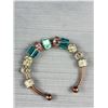 Image 2 : Nice Open Cuff Bangle w/ Various Bead