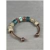 Image 3 : Nice Open Cuff Bangle w/ Various Bead