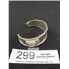 Image 3 : Hand Crafted Silver Open Cuff Bangle