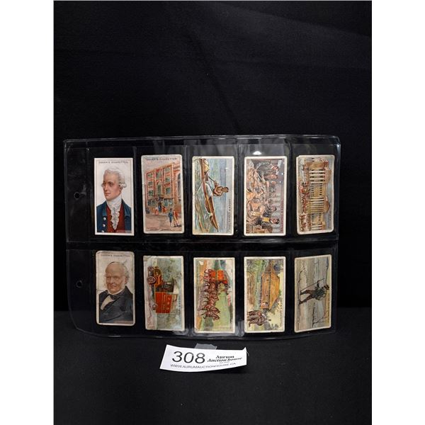 Nice Lot of 10 Tobacco Cards