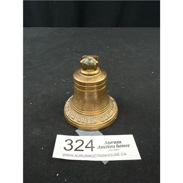 Nice Coronation 1953 Queen Brass Bell