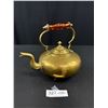 Image 4 : Beautiful Brass Teapot with Amber Handle
