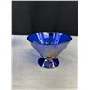 Image 6 : 5 Very Nice Blue Irredescant Sherbetdish Art Glass