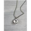 Image 2 : Large Solitaire Diamond Look Necklace