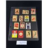 Image 1 : A Lot of 14 Unused Vintage Matchbox Top Labels