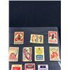 Image 2 : A Lot of 14 Unused Vintage Matchbox Top Labels