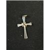 Image 2 : Sterling Silver Modernist Cross