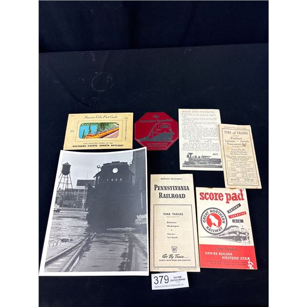 Ramp of Vintage Railway Items Timstables Etc