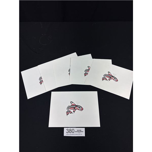 6 1st Nations Killer Whale 5" x 7" Lithos