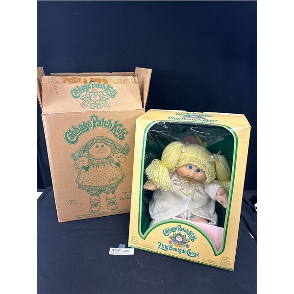 Never Opened 1983 Cabbage Patch Kids Doll with Original Shipping Boxes