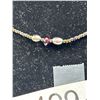 Image 2 : 925 Sterling Silver w/ Beads + Pearls Chocker Necklace