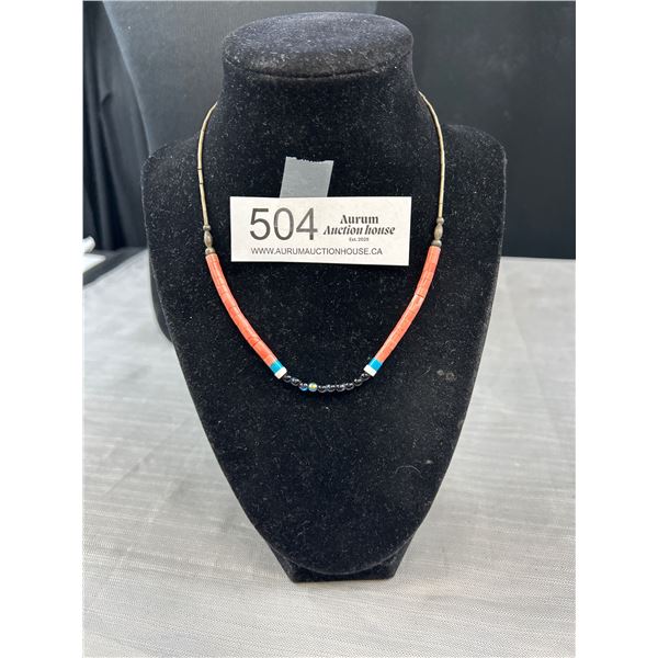 Native American Liquid Silver Necklace