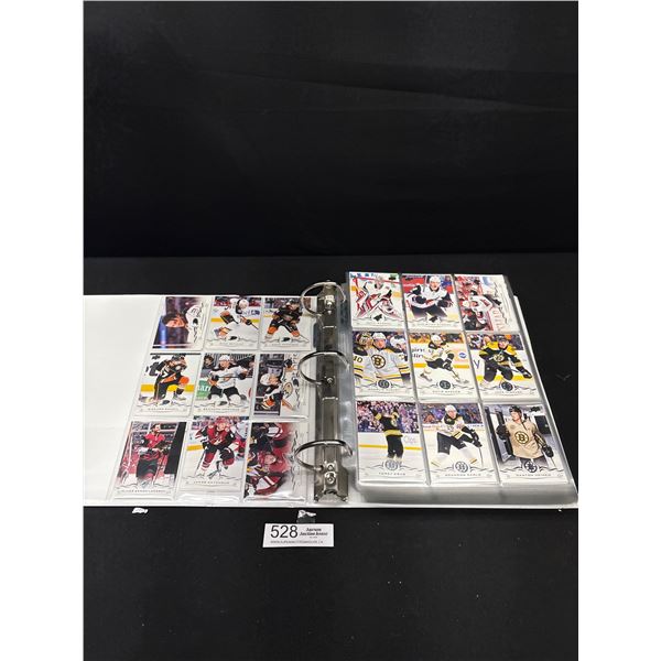 Binder lot of 2018-2019 Upper Deck Hockey Trading Cards