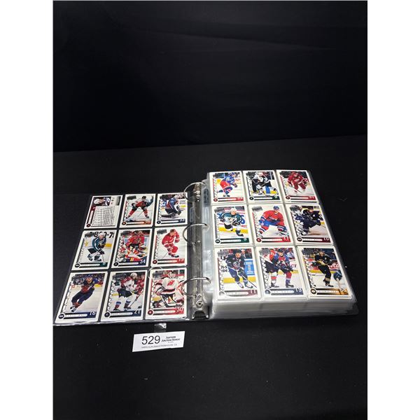 Binder Lot of 1998 Dondruss Hockey Trading Cards and Large Cards