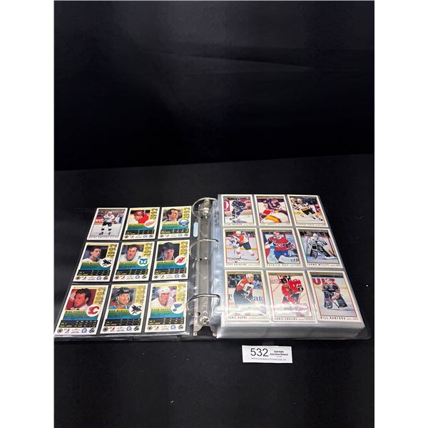 Binder lot fo 1992 OPC Hockey Trading Cards