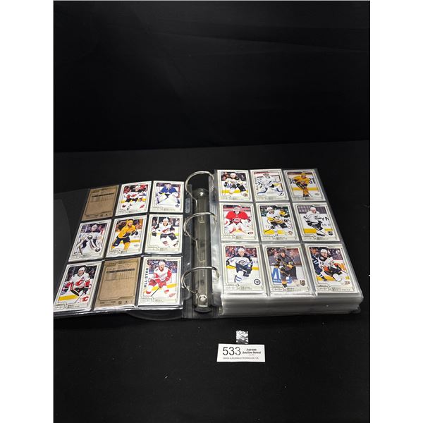 Binder lot fo 2018-19 OPC Hockey Cards