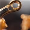 Image 6 : 18K Two-Tone Gold Parentesi Style Cuff Bracelet and Earrings