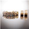 Image 7 : 18K Two-Tone Gold Parentesi Style Cuff Bracelet and Earrings