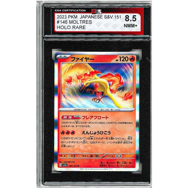 2023 Pokemon JPN " MOLTRES " # 146 - S&V 151 , Hol
