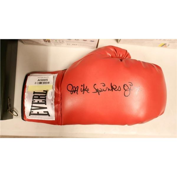 Everlast Boxing Glove - Autographed Mike Spinks Ji