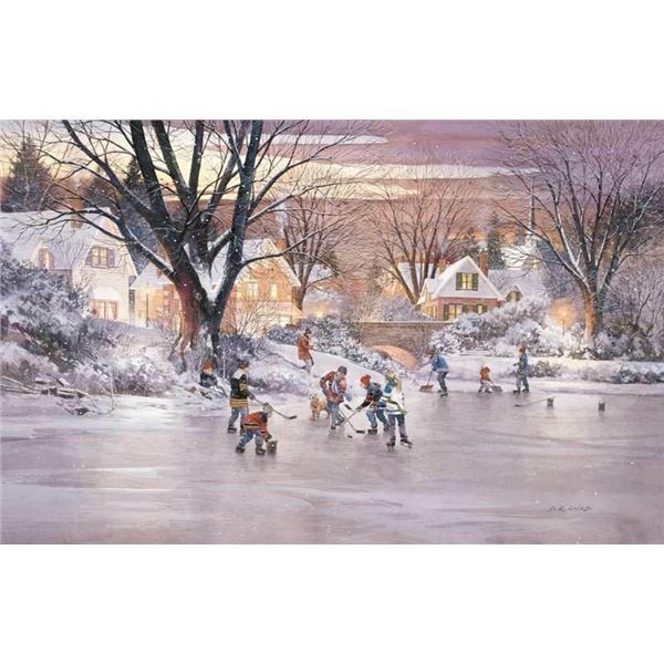 Douglas Laird " Home Town Hockey " 1950 S/N Limite
