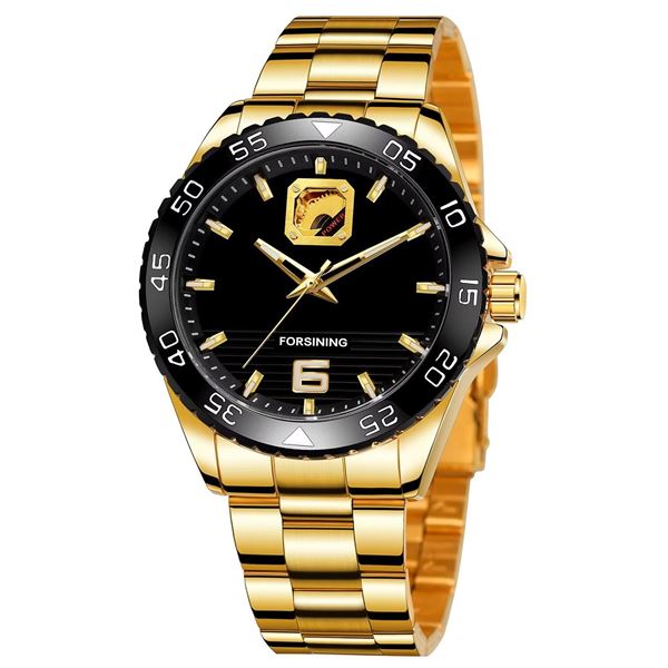 FWTC Gent's Automatic Sport Watch Date/Skeleton Wi