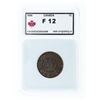 Image 1 : 1859 Canada Victoria Large One Cent Coin F12 KSA S