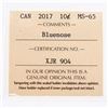 Image 3 : Canada 2017 Ten Cents Bluenose MS65 ICCS